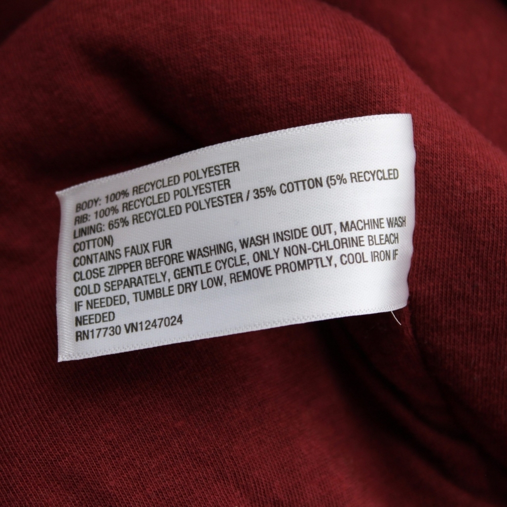 All in Motion XL Burgundy Sherpa Fleece 1/2 Zip Pullover - Picture 7 of 7